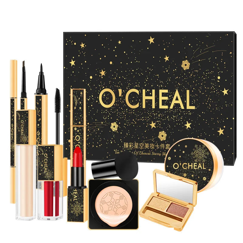 Starry Sky Beauty Makeup Cosmetics 10pcs Gift Box