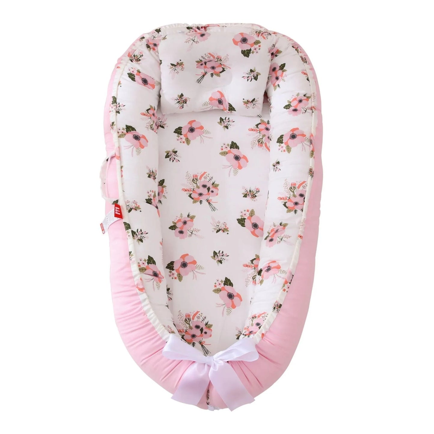 Pillow Cushion Cotton Fabric Bassinet Portable Baby Bed Crib