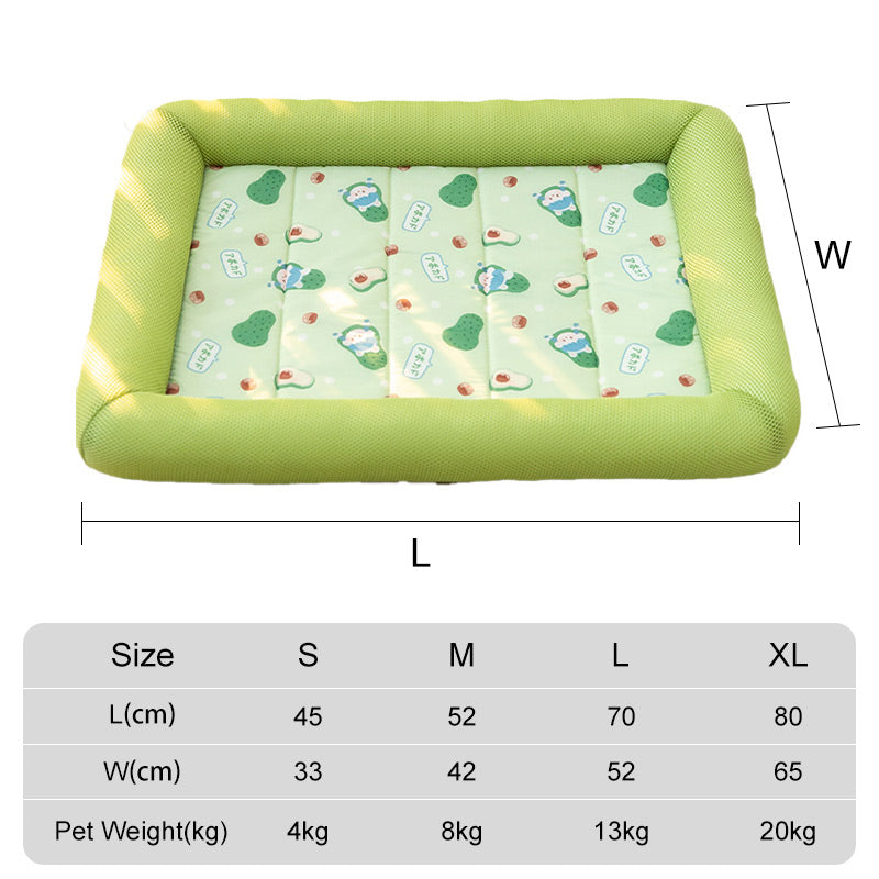 New S-XL Summer Cooling Pet Dog Mat