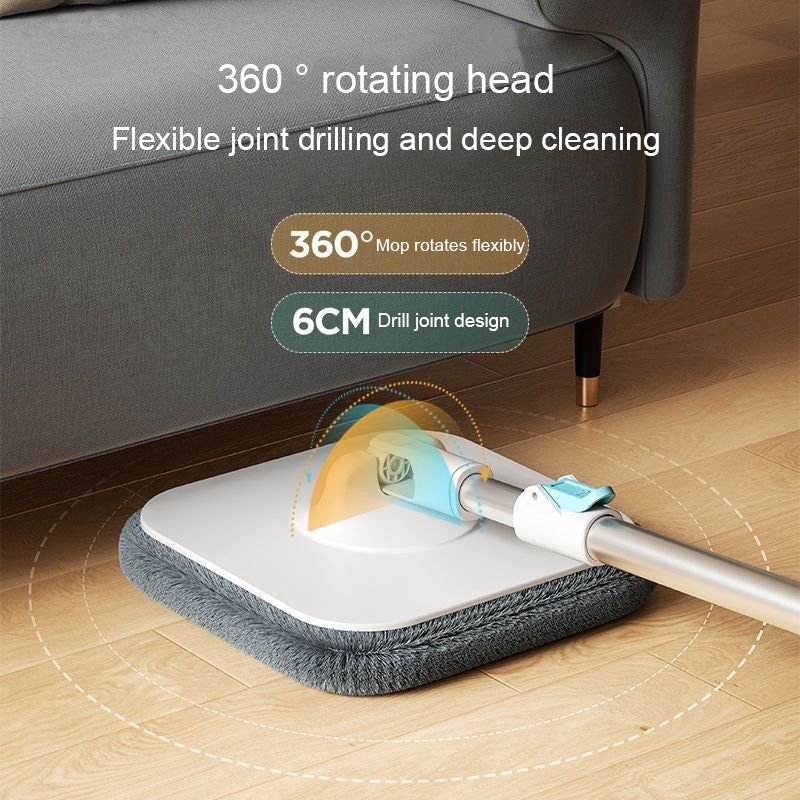 Mops floor cleaning tools easy to drain Squeeze mop Household cleaning 360°