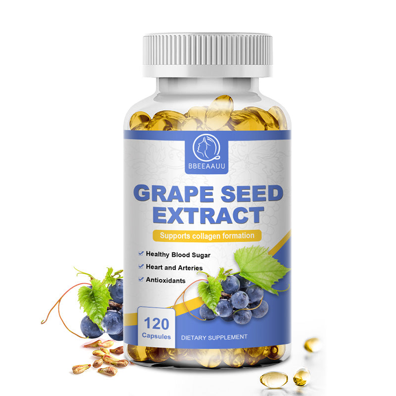 Grape Seed Capsules Powerful Antioxidants for Skin Care