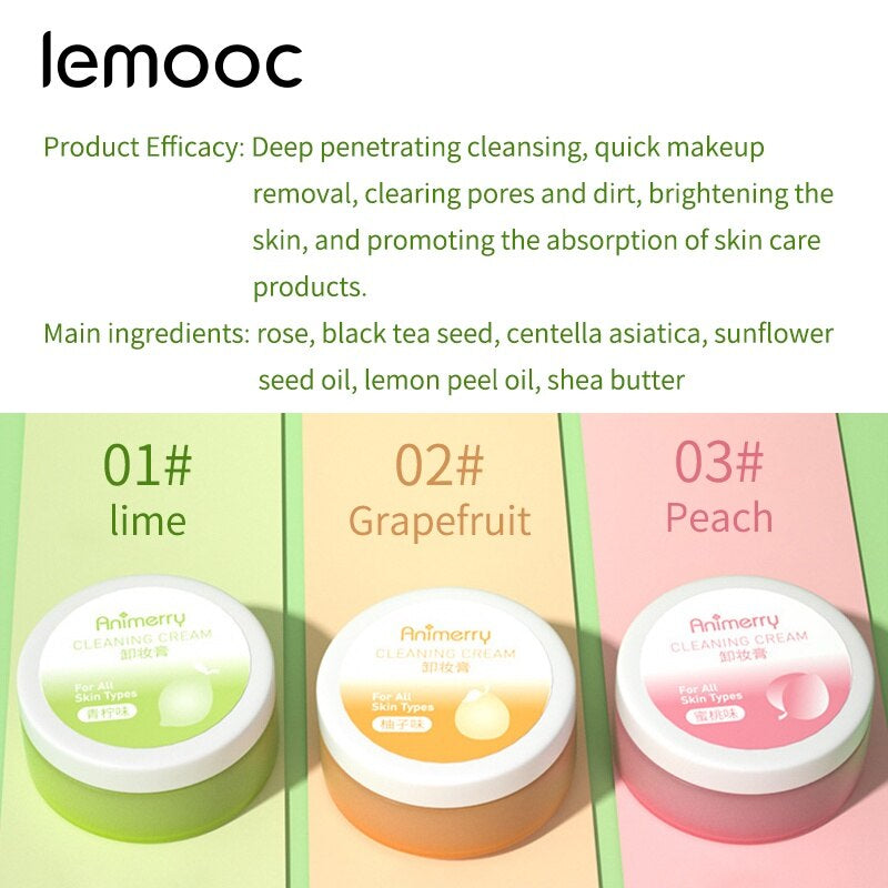 Lemooc Makeup Remover Cleansing Balm