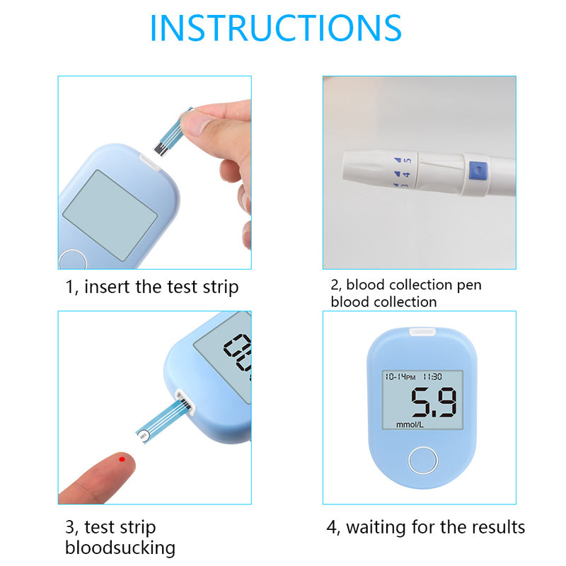 Blood Sugar Level Meter Diabetes Tester Health Care Tool