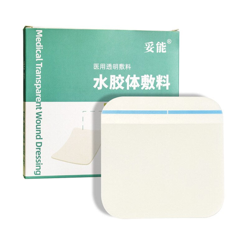 5Pcs Transparent Ultra-thin Hydrocolloid Dressing Care Healing Sticker