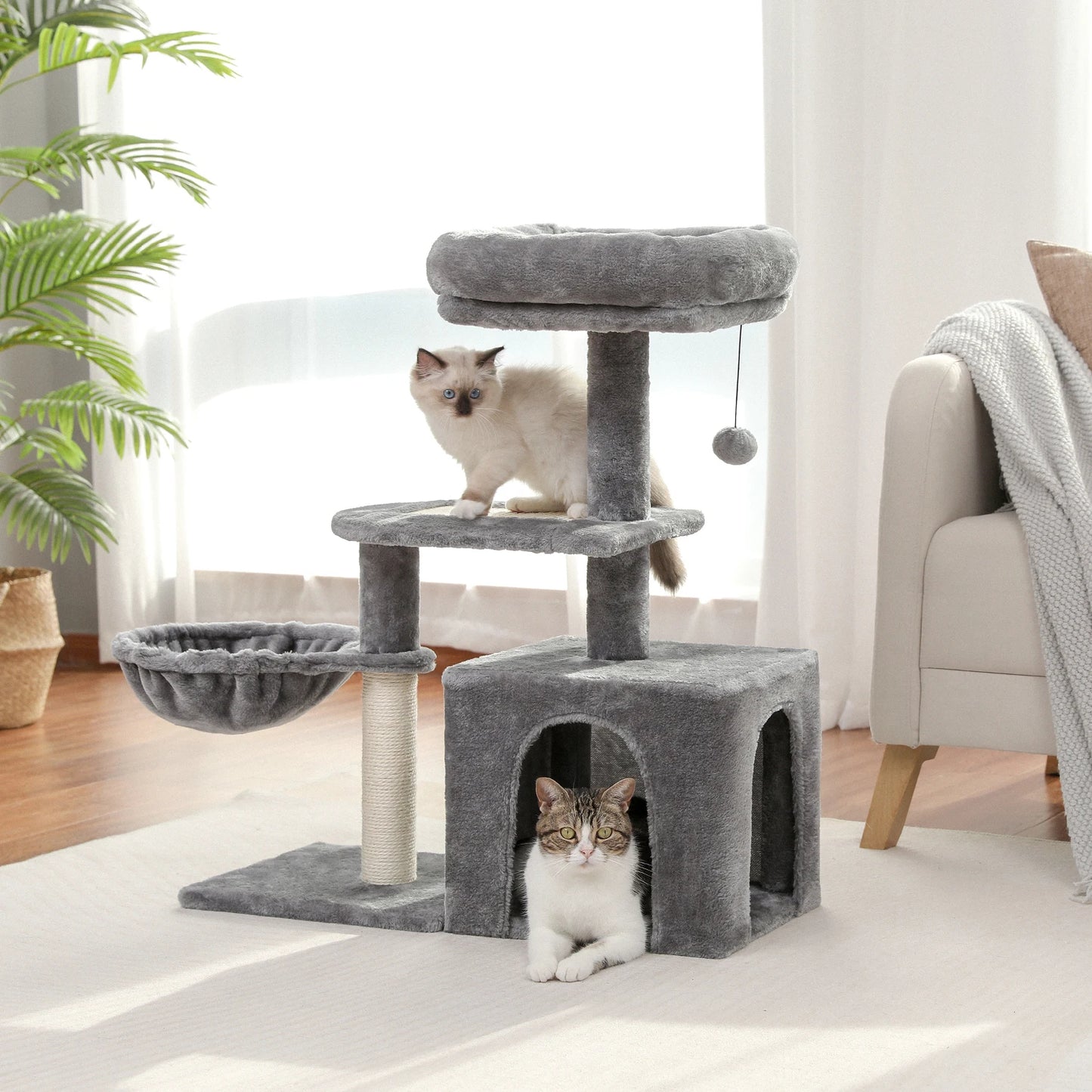 Indoor Sisal Scratching Posts for Cat Jumping Toys