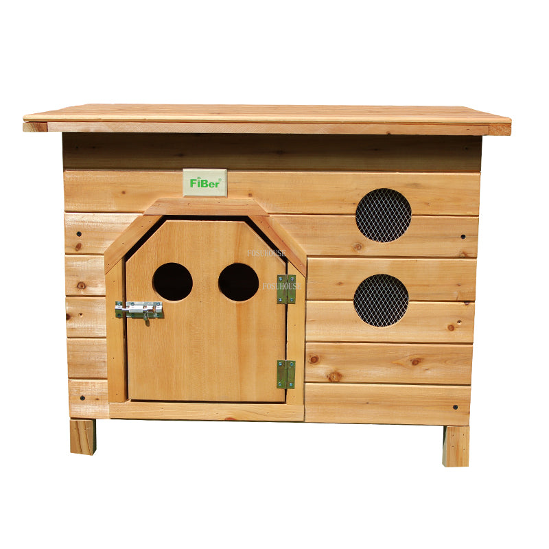 Wooden Outdoor waterproof dog and cat house