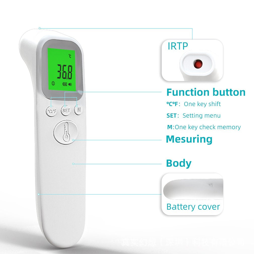 Accurate Readings Tri-color Backlight Thermometer