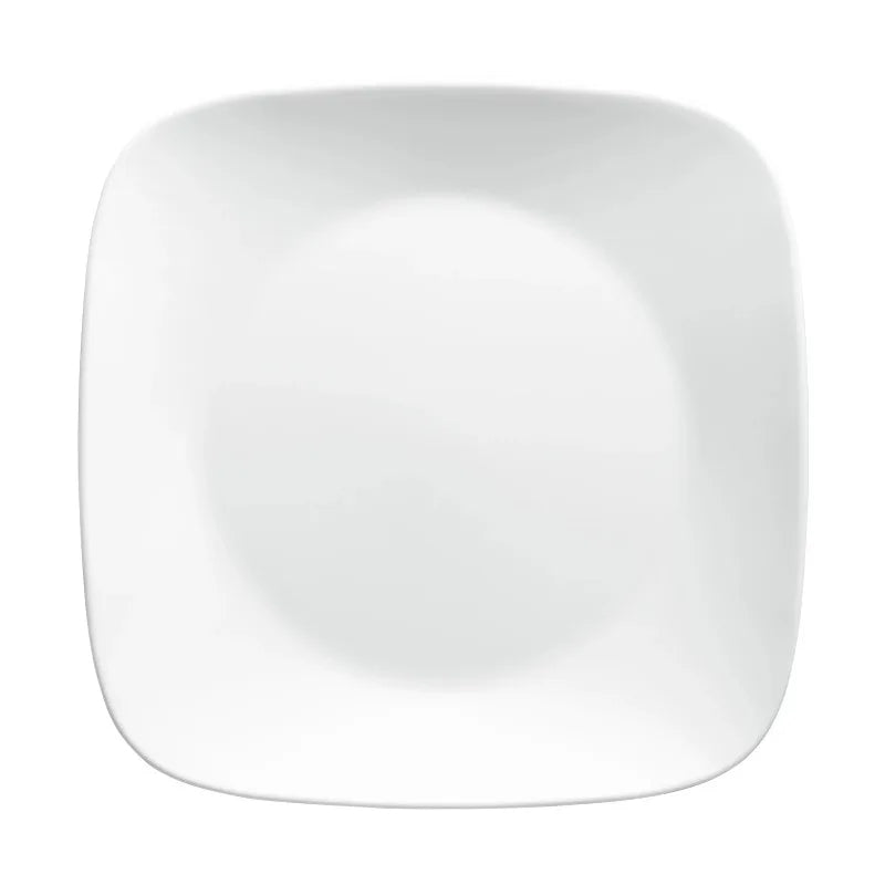 Corella Classic, Pure White Square  Dinnerware Set