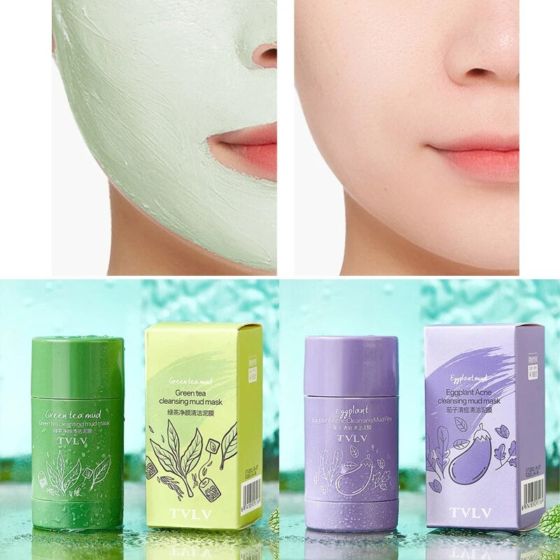 Green Tea Detox Stick Deep Cleansing Solid Mask Clay