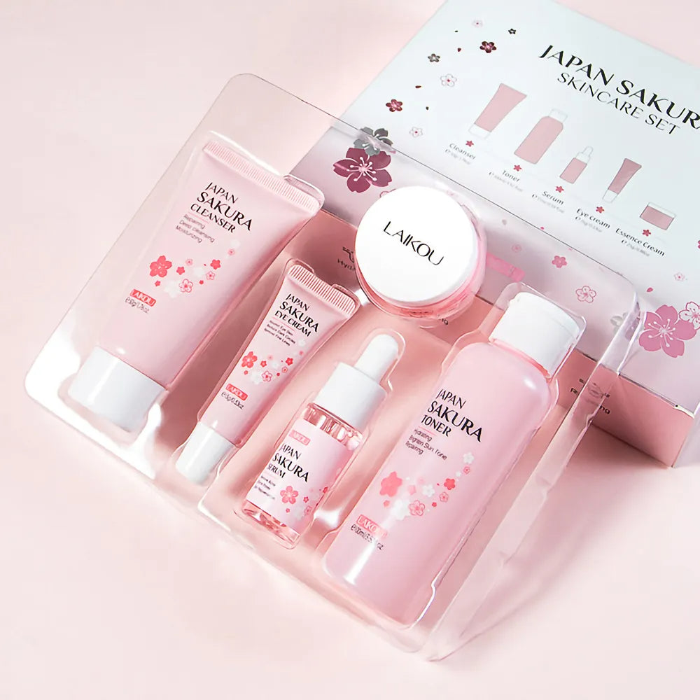 Sakura Skincare Set Oil Control Facial Cleanser