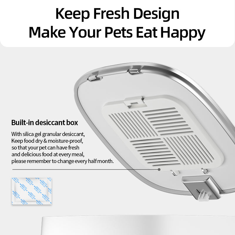 Remote Control Auto Feeder For Cat Dog Dry Food Accessories