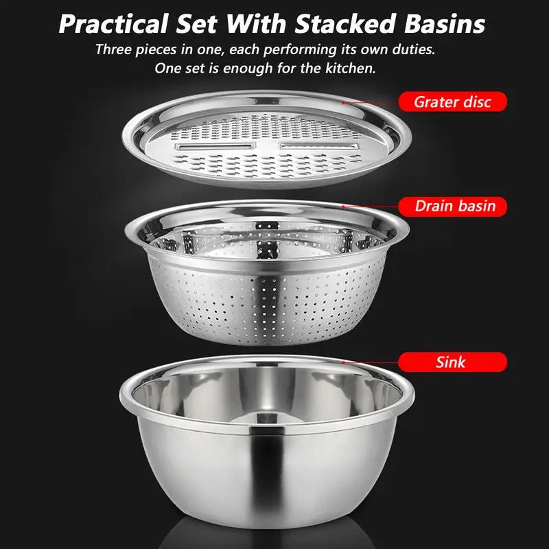 Fruit Vegetable Rice Washing Strainer Basket