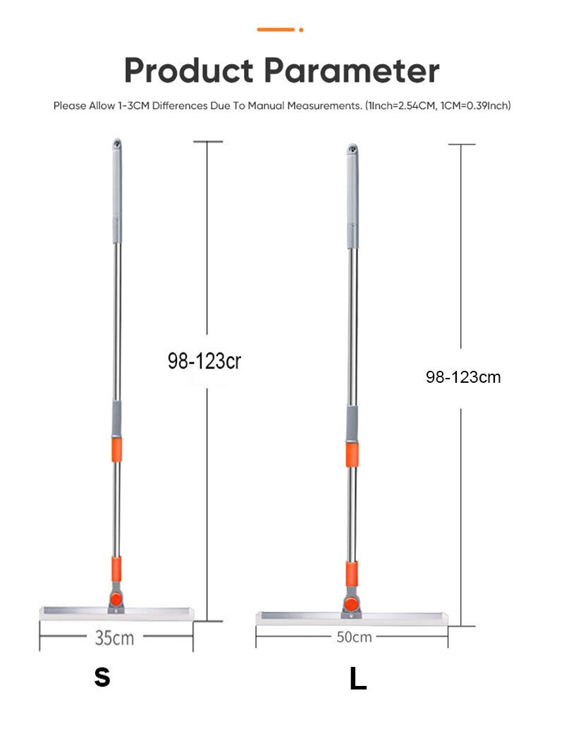 Floor Brush Window Wiper Long Handle Washer