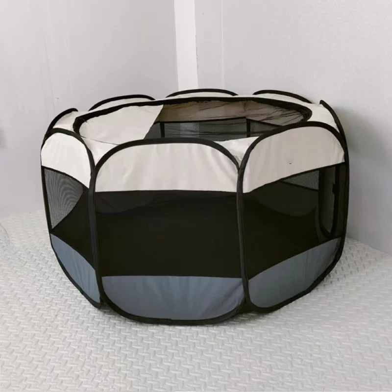 Portable Pet Cage Folding Playpen Puppy Kennel pent