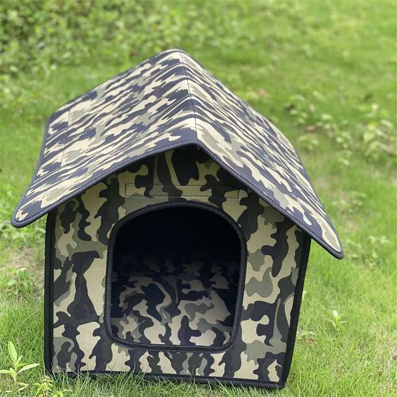 Outdoor Enclosed Warm Dog Kennel House for Pet Supplies