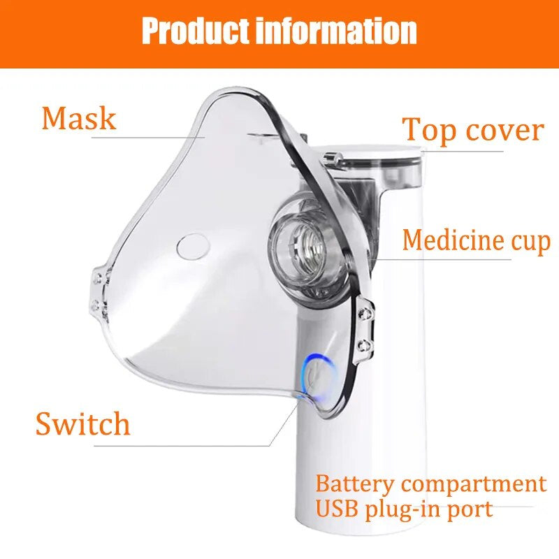 Children Health Care Portable Atomizer Mini Nebulizer