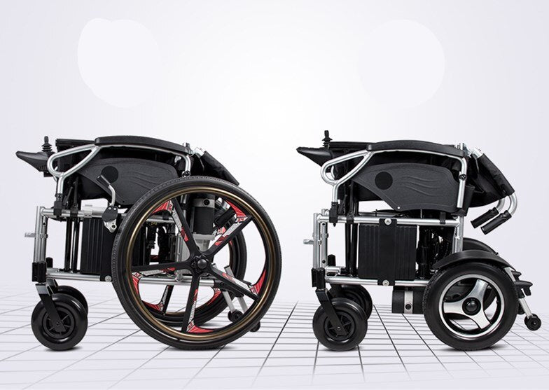 Power Assist Remote Foldable Electric Wheelchair