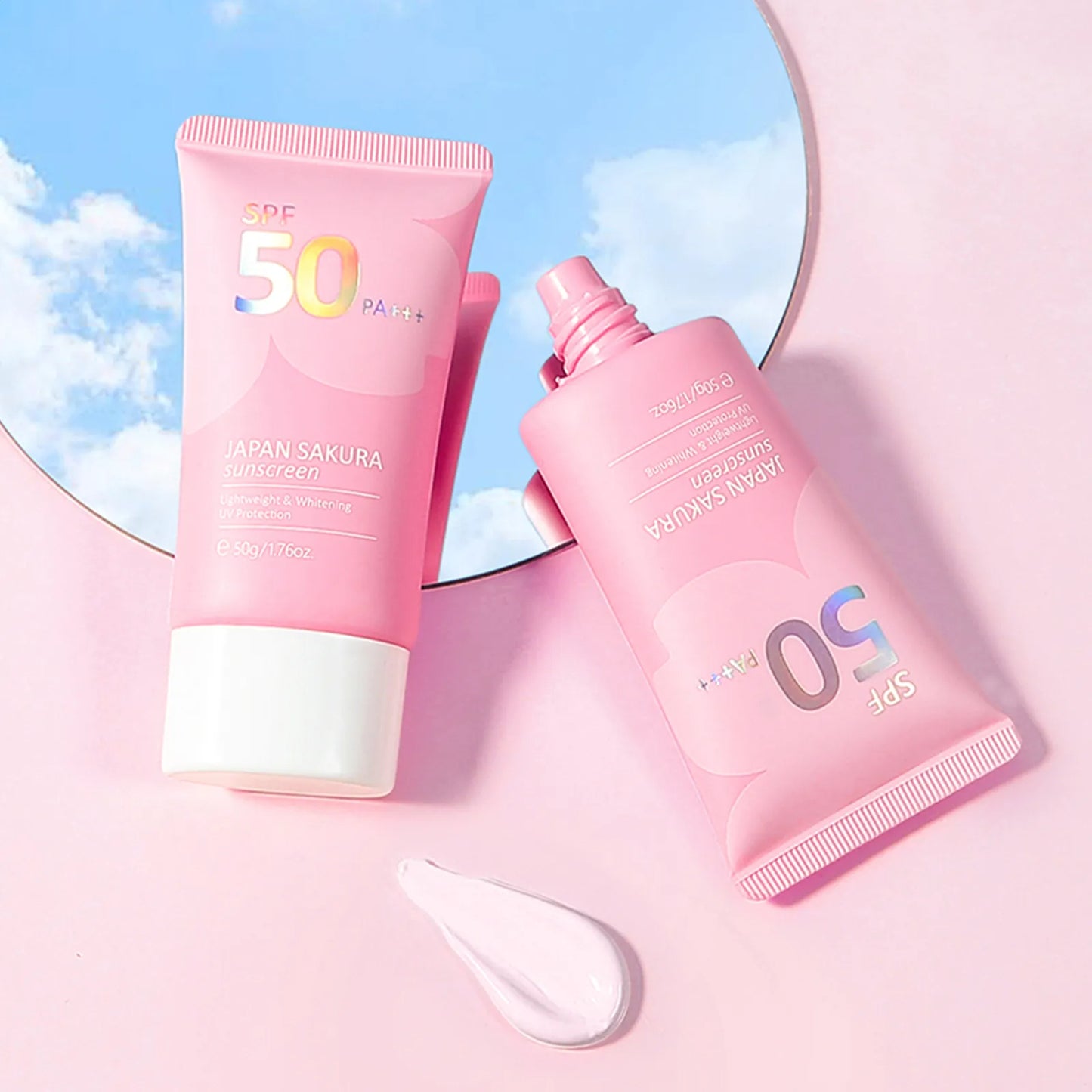 Body Face Whitening Sakura Sunscreen Cream