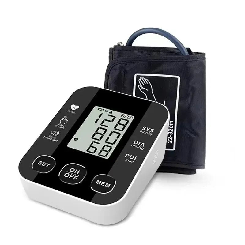 Medical heart rate and blood pressure monitor sphygmomanometer