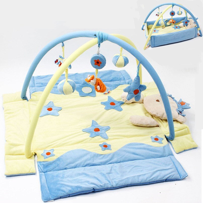 Soft Baby Play Mat with Detachable support baby bed