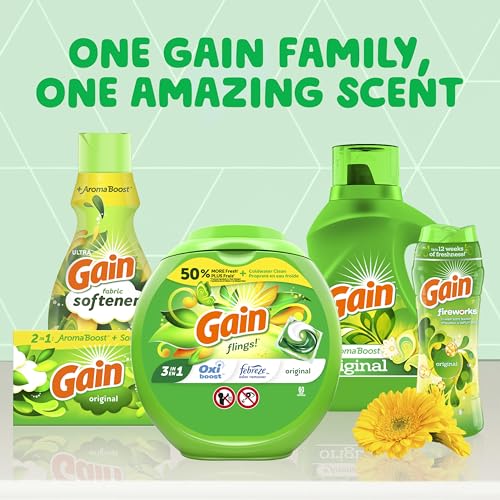 Gain + Aroma Boost Liquid Laundry Detergent Original