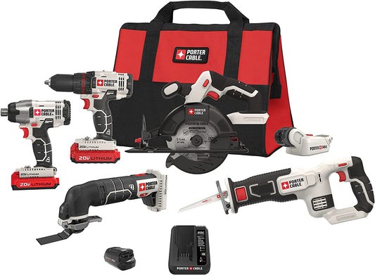 PORTER-CABLE 20V MAX* Cordless Drill Combo Kit