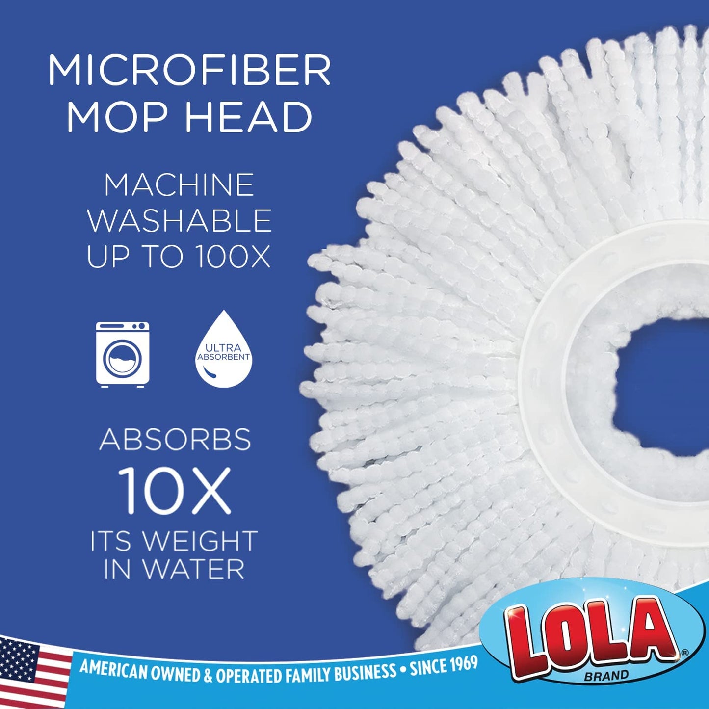 The Revolution Microfiber Spin Mop System