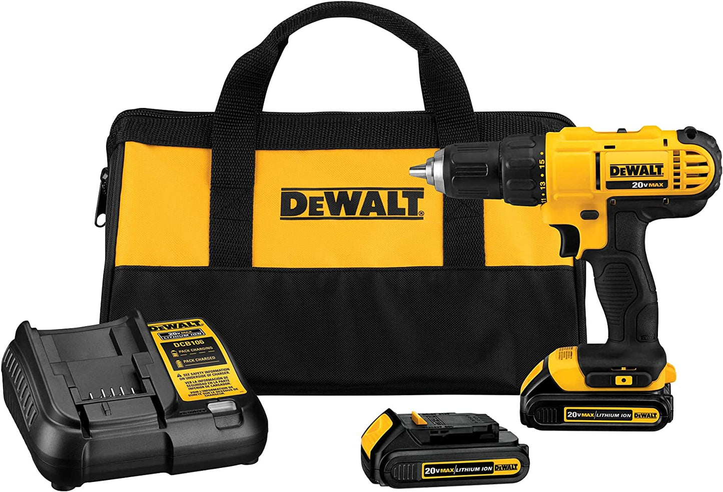 DEWALT 20V Max Cordless Drill / Driver Ki