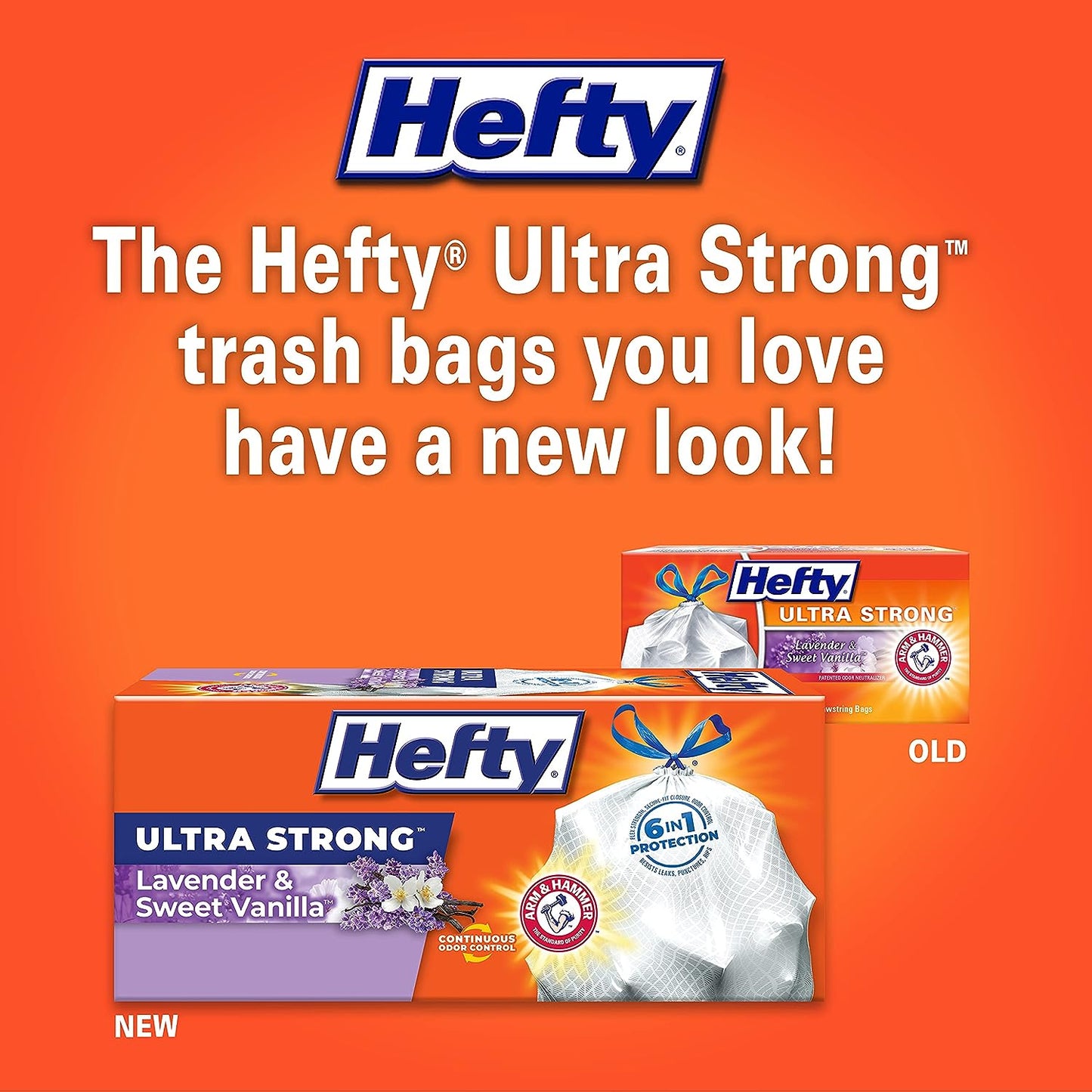 Hefty Ultra Strong Tall Kitchen Trash Bags