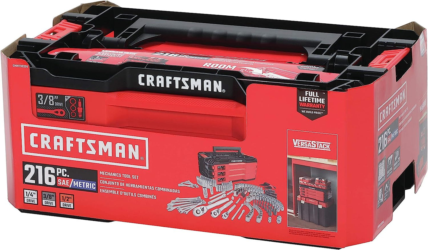 CRAFTSMAN Mechanics Tools Kit with 3 Drawer Box