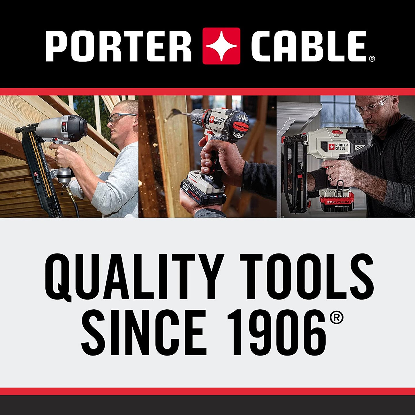 PORTER-CABLE 20V MAX* Cordless Drill Combo Kit