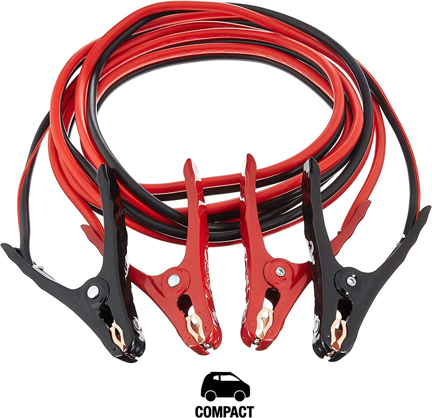 Basics Jumper Cable for Car Battery, 10 Gauge, 12 Foot