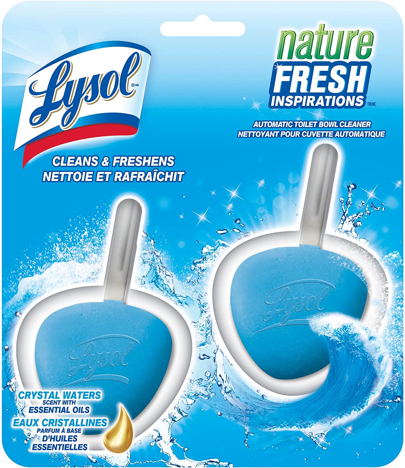 Lysol Automatic In-The-Bowl Toilet Cleaner