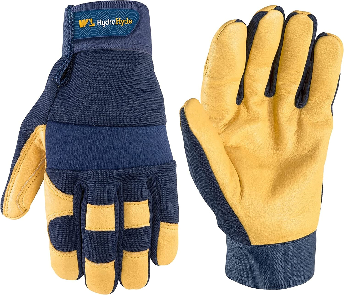 Wells Lamont Men's Hydrahyde Waterproof Leather Work Gloves