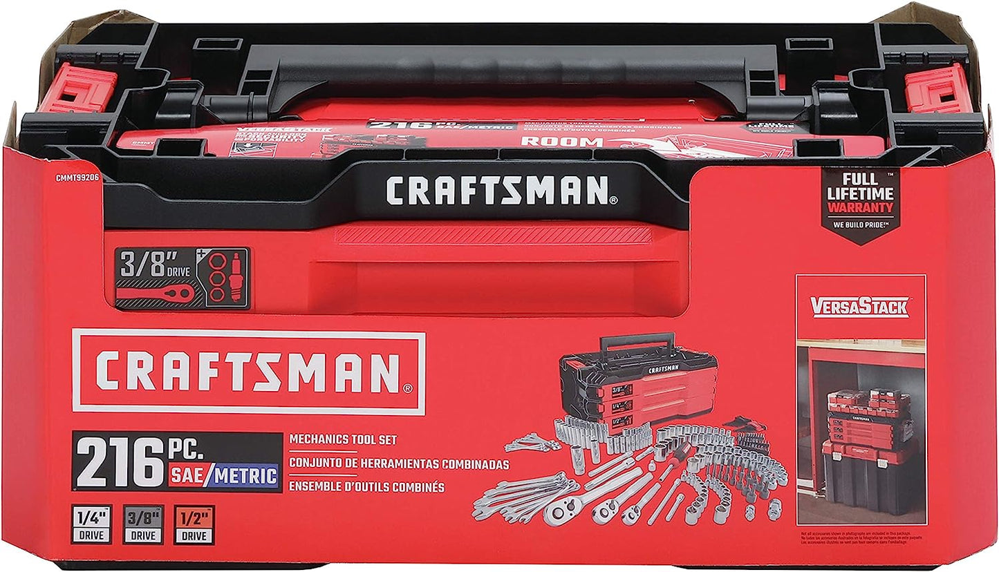 CRAFTSMAN Mechanics Tools Kit with 3 Drawer Box