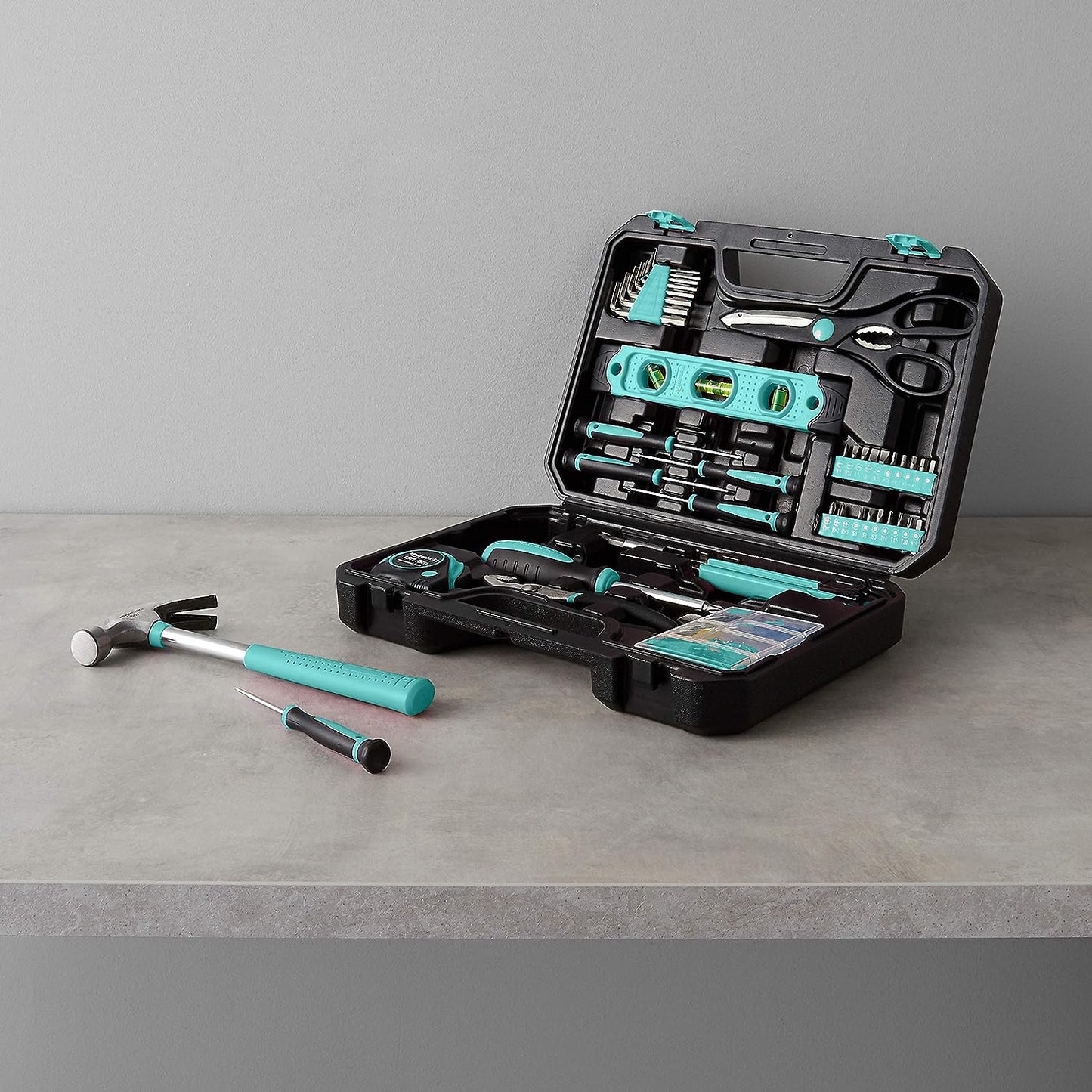 Household Tool Kit With Storage Case