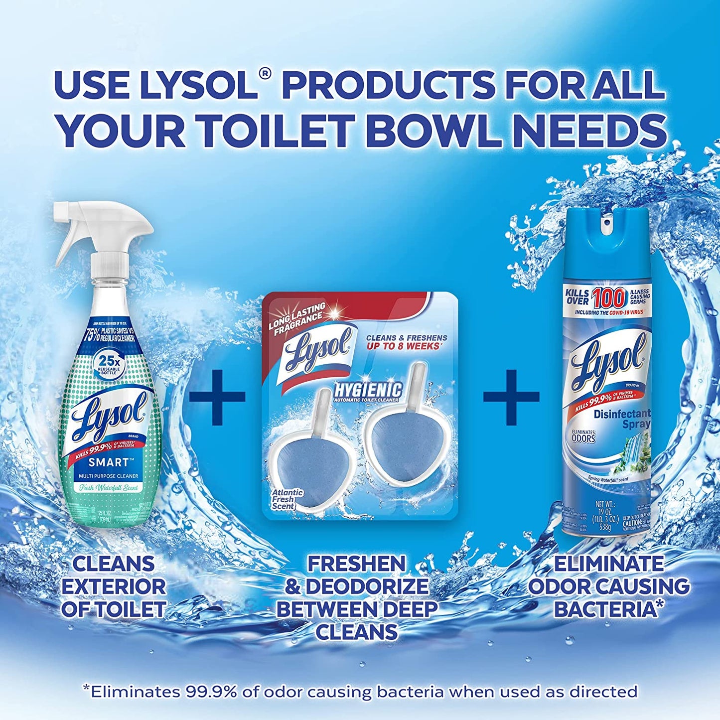 Lysol Automatic In-The-Bowl Toilet Cleaner