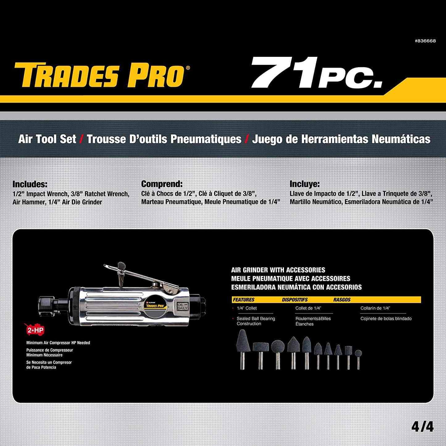 Trades Pro Air Tool and Accessories Kit