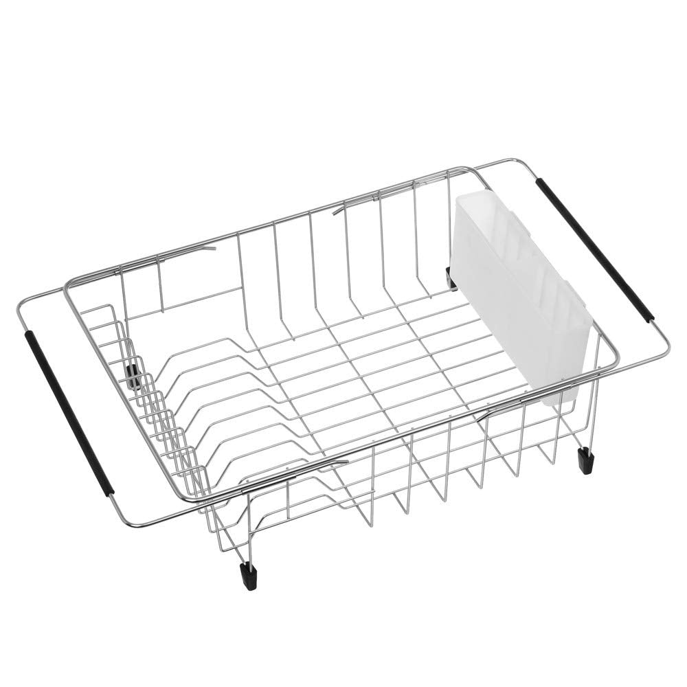 Over Sink Dish Drying Rack Stainless Steel Large Storage