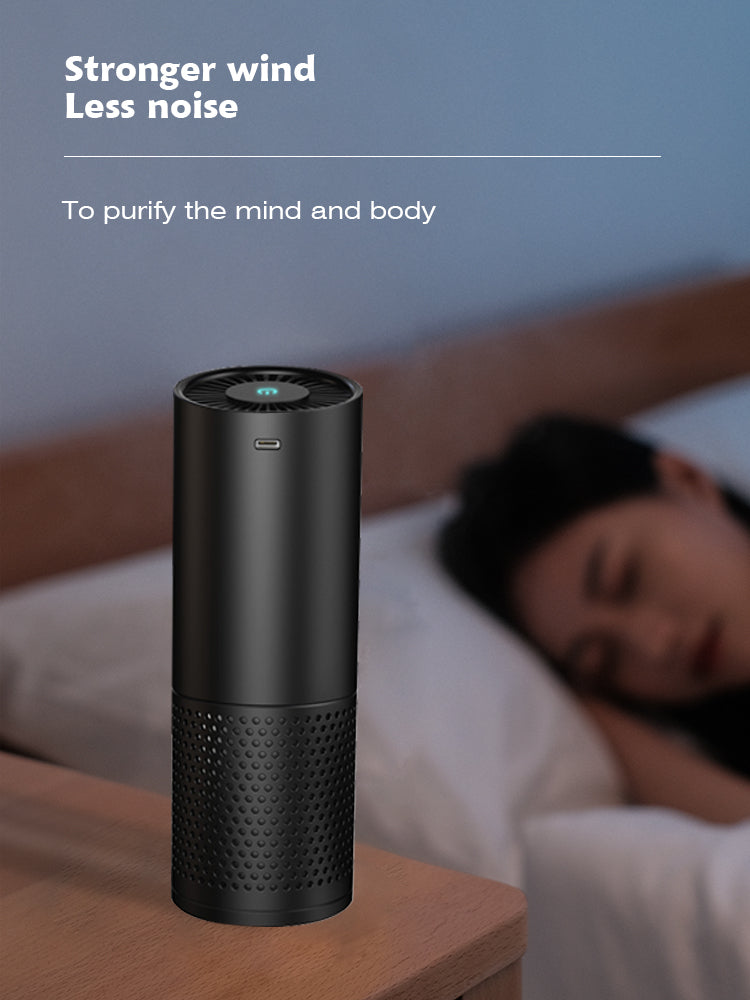 Low cost high quality smart car air purifier anion low noise