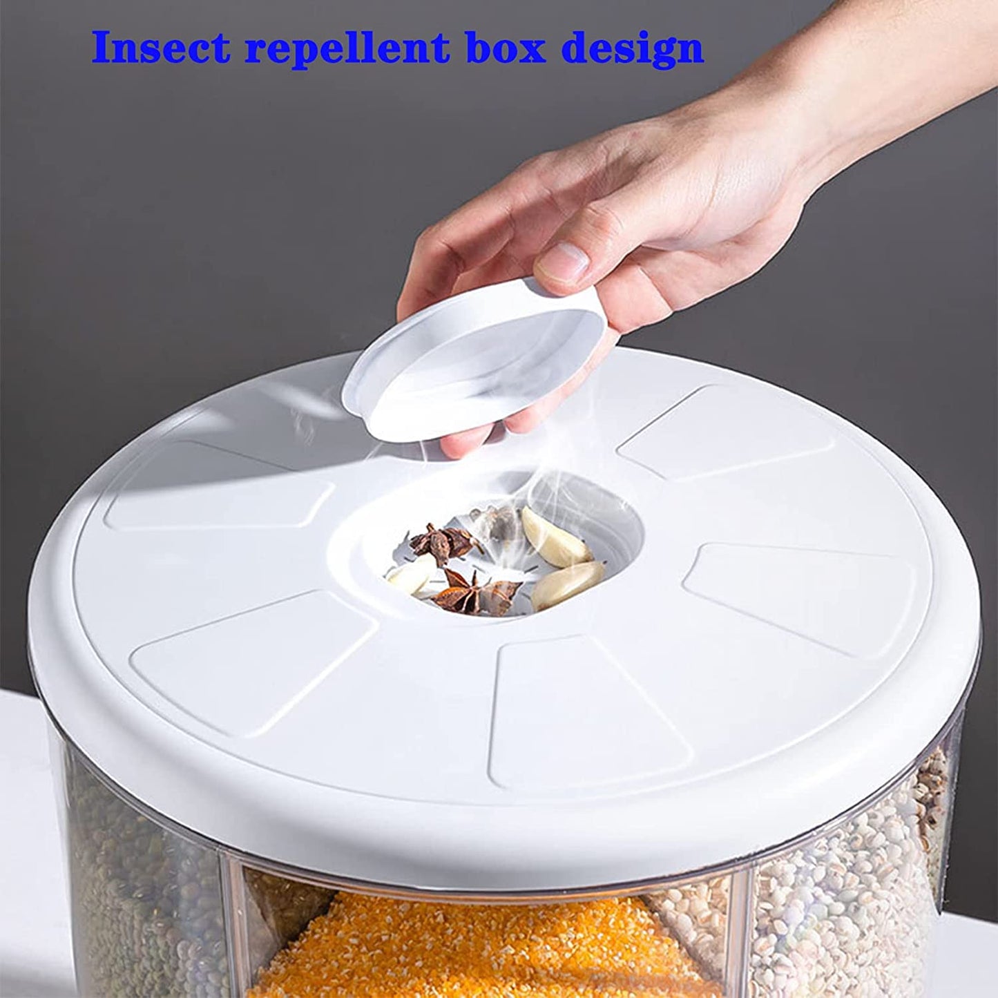 CR Rice Dispenser Kitchen Moisture-Proof