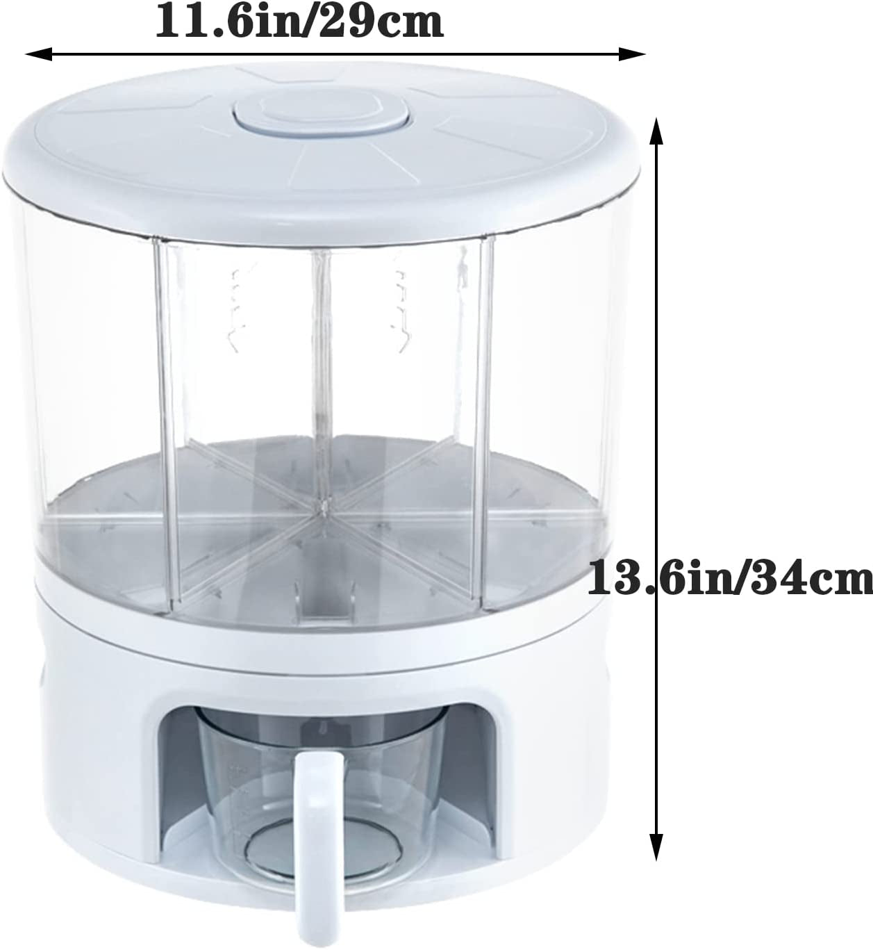 CR Rice Dispenser Kitchen Moisture-Proof