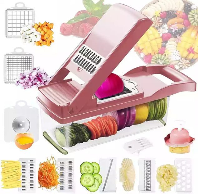 Kitchen 12 in 1 multifunctional Fruit Veget Tools Manual Mandoline