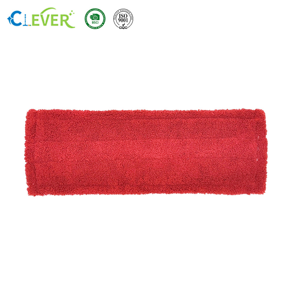 Microfiber Cleaning Floor Pocket Mop Head Red