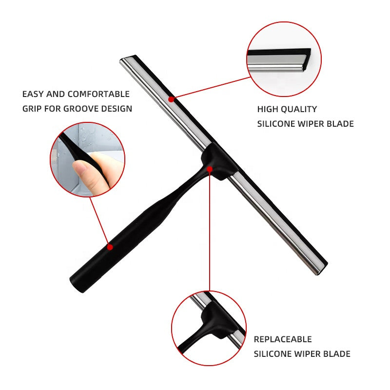 Modern popular Black Stainless Steel Window Squeegee