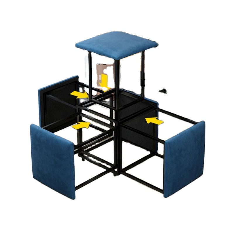 Home Rubiks Cube Combination Folding Stool Living Room