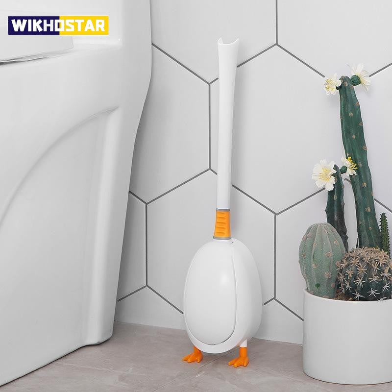 WIKHOSTAR Silicone Bathroom Toilet Brush