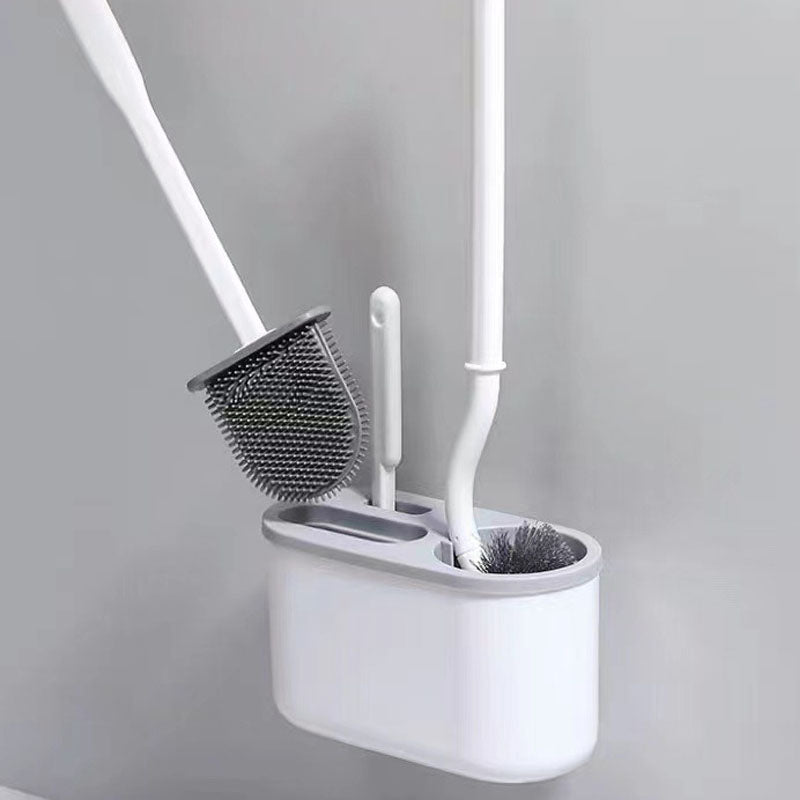 Toilet Brush Silicone Wall Mounted Rack