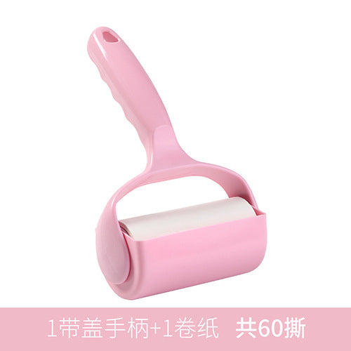 New Tearable Roll Paper Sticky Roller Dust Wiper Pet Hair