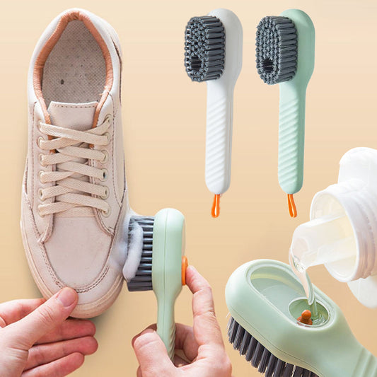 Multifunctional Shoe Brushes With Soap Dispenser Long Handle Brush